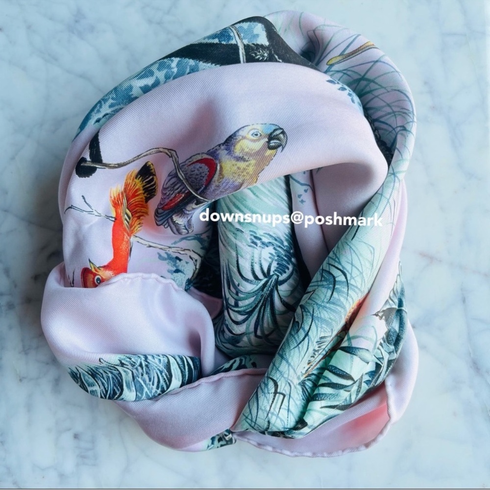Hermes washed silk Equateur Scarf